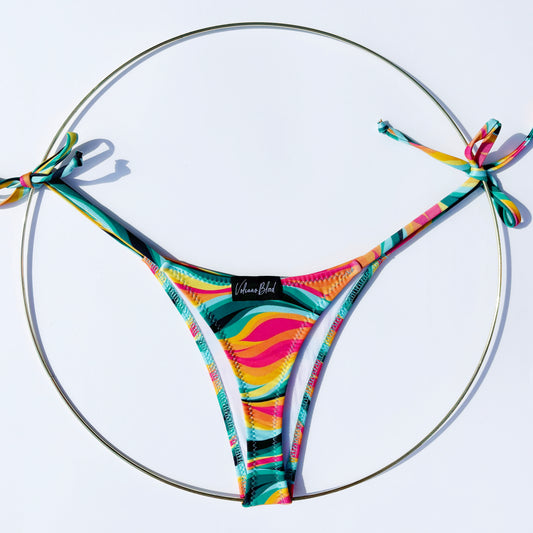 COLORFUL WAVES BIKINI BOTTOM