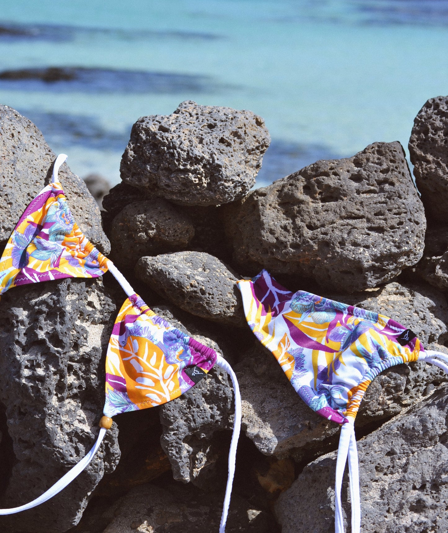 TROPICAL BIKINI TOP